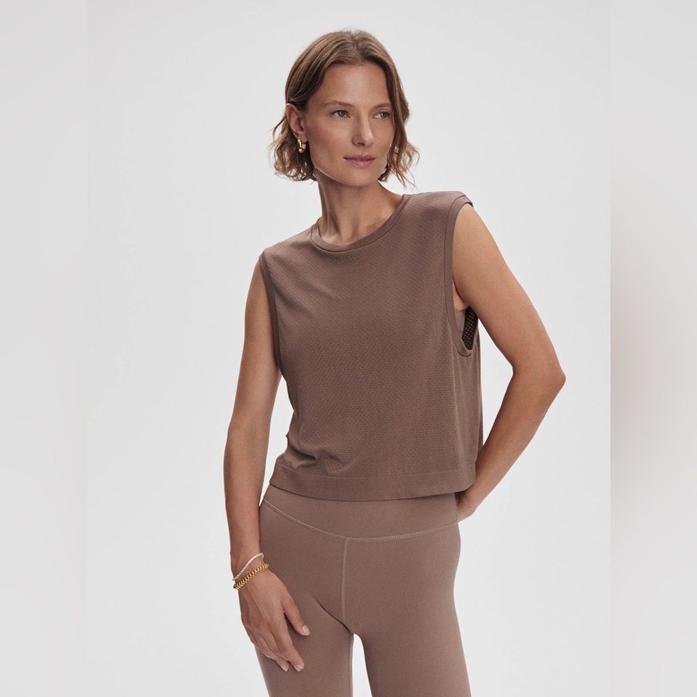 Varley Page Seamless Crop Tank BNWT
